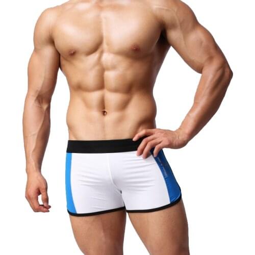 Summer Swimwear Men Sexy Swimming Trunks Quick Dry Swimsuit Fashion Male Patchwork Beach Surfing Boardshorts Maillot De Bain
