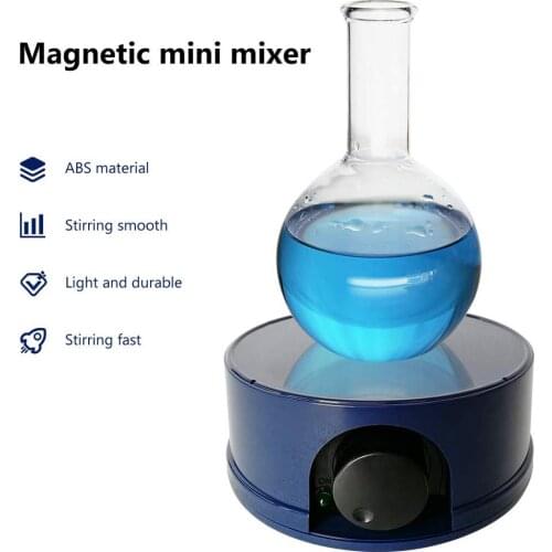 SH-II-2 Mini Magnetic Stirrer Hot Plate Lab Stirrer Mini Mixer Stir Plate with Stir Bar 1000ml