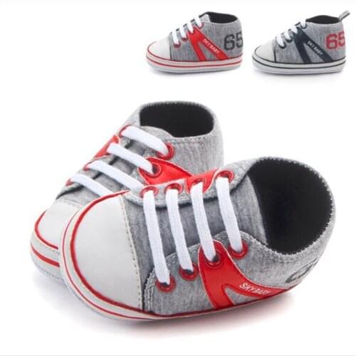 Fashion Baby Sport Shoes Antislip Soft Sole Toddler Infants Cotton Shoes Sneakers Baby Boys First Walkers