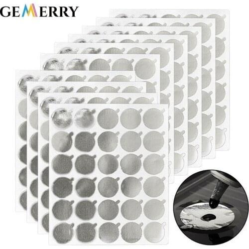 300pcs Disposable Grafted Eyelash Glue Sticker Holder Pallet Eyelash Extension Glue Pad Under Lash Jade Stone Eyes Makeup Tool