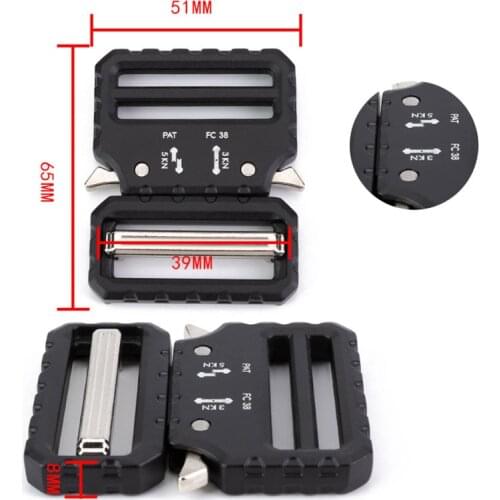 38MM Outdoor Tactical Belt buckle Luggage Handbag Shoe Material metal belt Accessories Buckle Strap Buckle Accessories