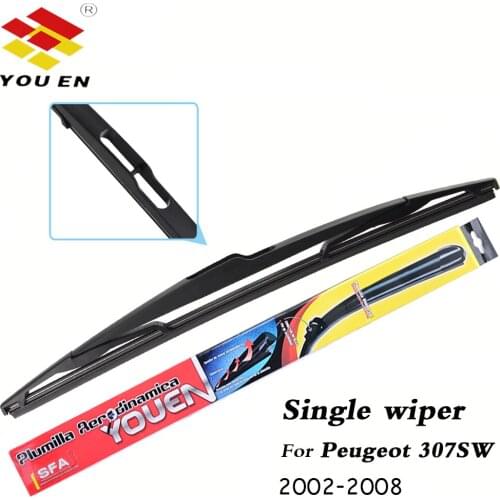 YOUEN Wiper 14" Rear Wiper Blade For Peugeot 307 2001 - 2008 Windshield Windscreen Rear Window