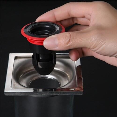 Bath Shower Floor Strainer Cover Plug Trap Siphon Sink Kitchen Bathroom Water Drain Filter Insect Prevention Deodorant