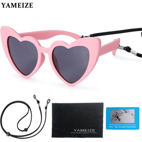 YAMEIZE Polarized Kids Sunglasses Soft Silicone Safety Glasses Flexible Sun Glasses For Girls Boy Sunglasses Eyeglasses UV400