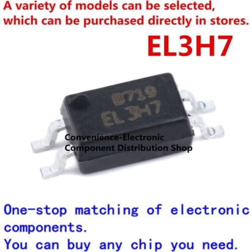 10PCS/PACK 3H7 EL3H7 SOP-4 SOIC SMD high-speed coupled device