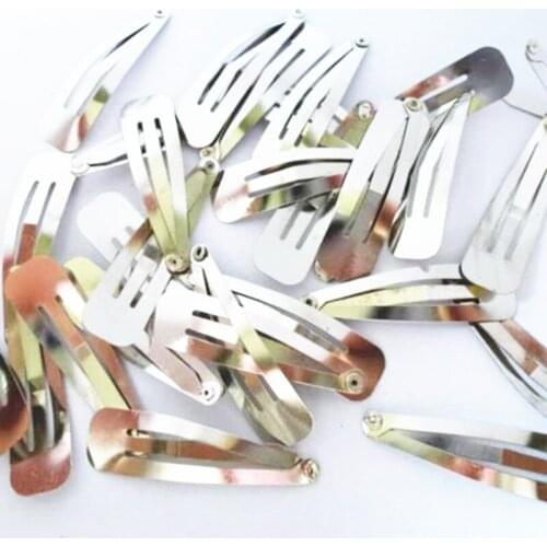 100 BB Hair Clips Base Barrette Finding 4cm long