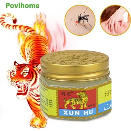 White Tiger Balm 100% Original For Rheumatism Arthritis Joint Aches Muscle Rub Relief Ointment Cool Oil Anti-Motion Itch Patch