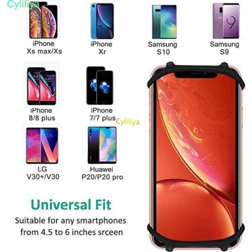 100pcsAdjustable Bicycle Phone Holder For iPhone Samsung Universal Mobile Cell Phone Bike Handlebar Clip Stand GPS Mount Bracket