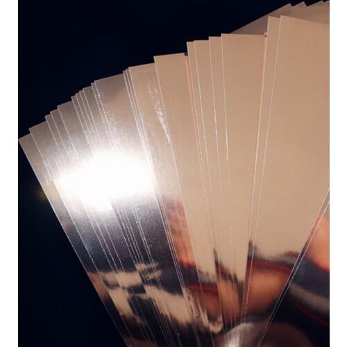 5PCS/pack A4 Self-Adhesive Inkjet Printing Film Rose Gold Printer Paper Sheet For Photo Badge Decoration Materials