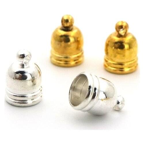 50pcs/lot Tassel Caps Beads Cap End Caps For Jewelry Finding Making DIY Accessories Charm Pendant Earrings Necklace End Tip