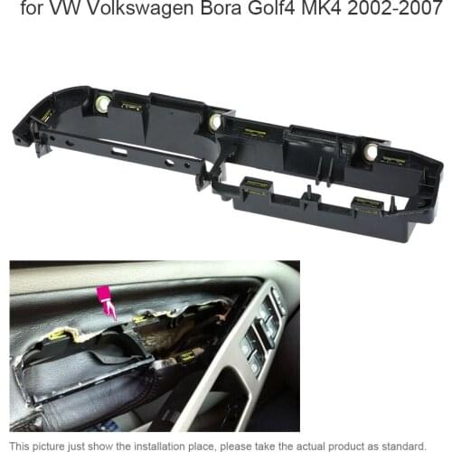Car Interior Front Left Door Grab Handle Cover Trim Panel Bracket for VW