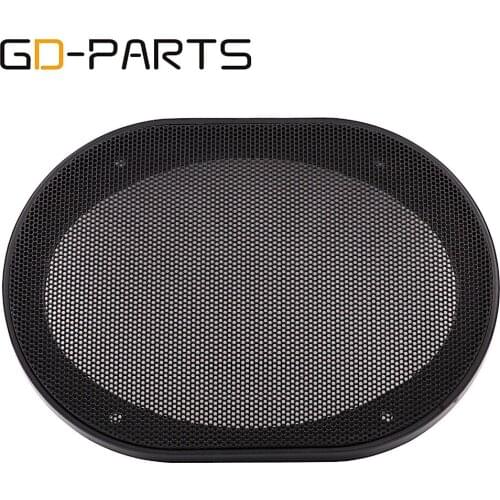 5"x7" Speaker Grill Covers Steel Mesh Loudspeaker Car Audio Dust Proof Cover Decorative Circle 1PC