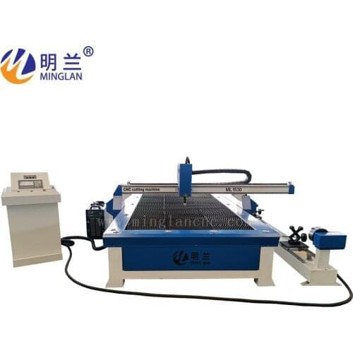 China supplier jinan minglan 1300mm*2500mm cnc plasma cutting machine