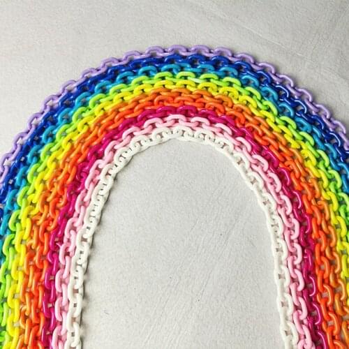 Fashion U Acrylic Resin Bag Strap For Shoulder Bag Handbag Chain Straps Detachable Belts Handle Bag Accessories