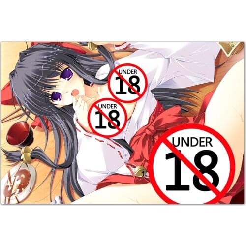 Wall Art Canvas Painting Japanese Girl Pictures Adult Anime Posters and Prints For Living Room Modern Decorations