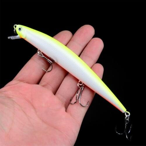 1PCS Floating Minnow Fishing Lure 12.5cm 12.5g Long Shot Crankabit Wobbler Tackle Isca Artificial Hard Bait Pesca For Bass Pike