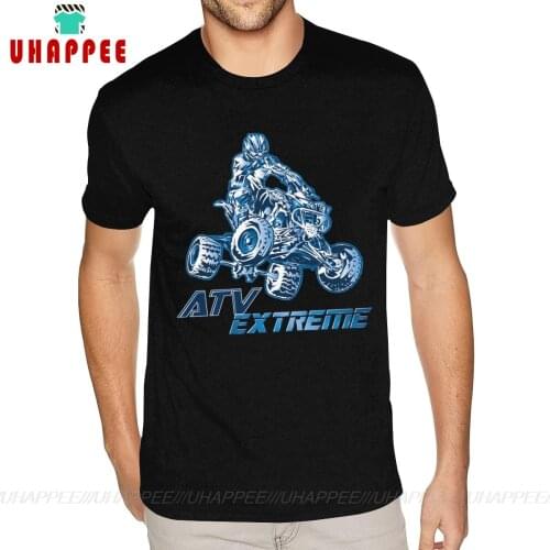 Quad Atv Extreme Enduro Cotton T-shirt Plus Size Man Plain Shirts