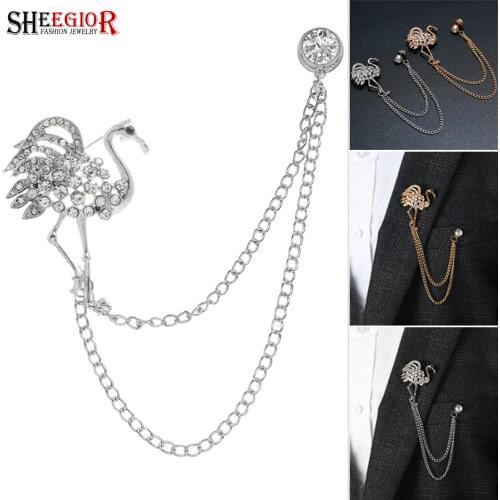 Броши фламинго на одежду SHEEGIOR China At AliExpress