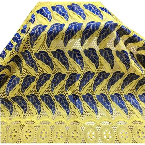 Swiss Voile Lace With Stones African Lace Fabric 2.5 Yards Handmade Embroidery Dubai Laces For Wedding Dress PL-105