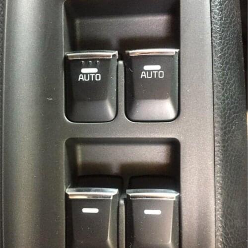 Car styling 7PCS/SET Car stainless steel For KIA RIO K2 K3 K5 Forte Sportage R Window lift buttons sequins decocation