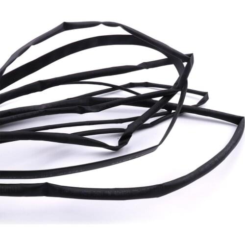 Hot New 1pc 1 Meter Black Heat Shrink Tubing 2:1 2/3/4/5/6/7mm Heat Shrink Tube for Car Cable Sleeving Assortment Wrap Wire Kit