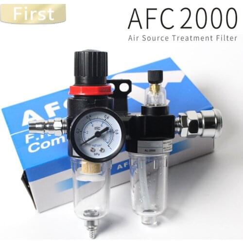 AFR2000 + AL2000 G1 / 4 "AFC2000 air compressor oil water separator filter regulator trap