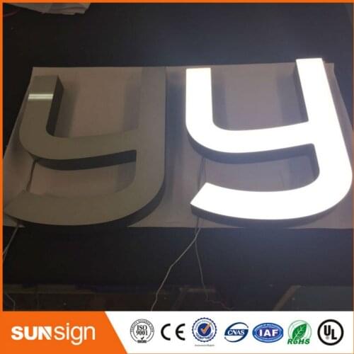 High brightness led frontlit acrylic light words