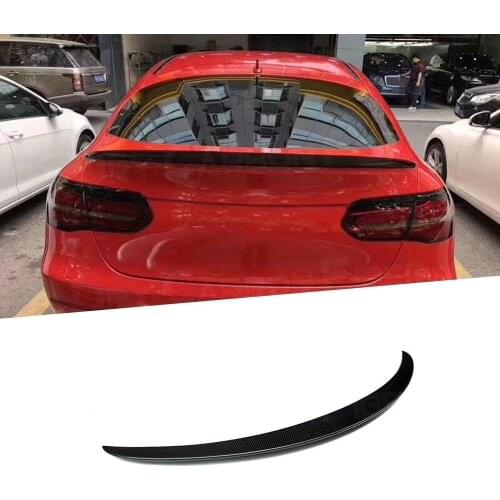 Carbon Fiber Rear Boot Spoiler for Mercedes Benz GLC Class Coupe W253 C253 GLC250 GLC300 GLC350 2016-2019 Trunk Trim Sticker FRP