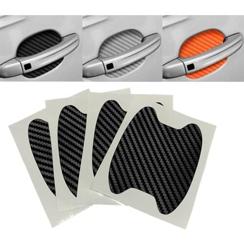 Car Door Handle Protection Film Sticker Carbon Fiber Scratches Resistant Cover for BMW VW Audi Toyota Hyundai Ford KIA Opel