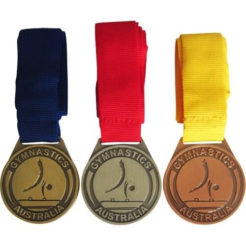 Gold Silver and Bronze Medal Cheap High Quality Round Sports Medal