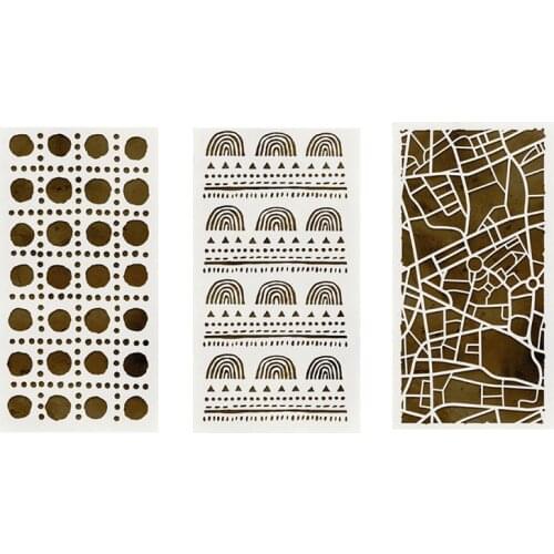 2021 Dot and fingerprint shape and irregular pattern combination Metallic cutting DIY dies scrapbook handicraft album template