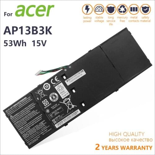 Genuine AP13B3K AP13B8K Laptop Battery for Acer V5 R7 V5-573G V5-572G V5-552G V5-472G V5-473G M5-583P V5-572P R7-571 batteria