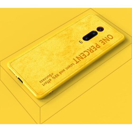 Xiaomi Mi 9T Pro Case TPU+ Fiber Cloth For Xiaomi Mi K20 K30 9T Pro Case Dirst-Resitance anti-Scratch back Cover