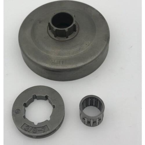 HUNDURE 3/8" Clutch Drum Sprocket Bearing Kit For HUSQVARNA 55 51 50 254 154 55 Rancher Gasoline Chainsaw Parts 503088702