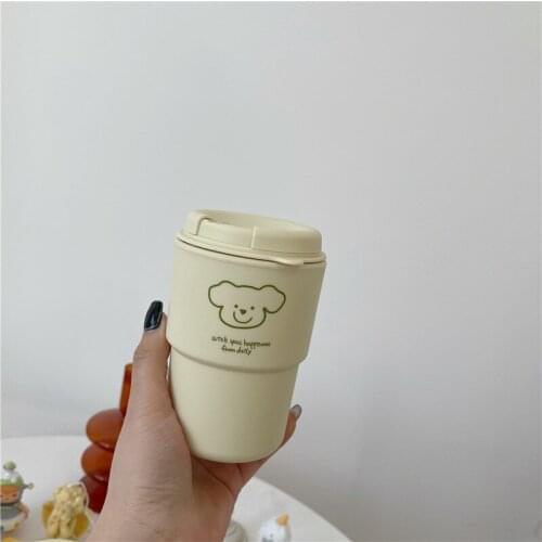 Hand-painted couple coffee cup cartoon cute little koala hand cup anti-fall milk tea cup