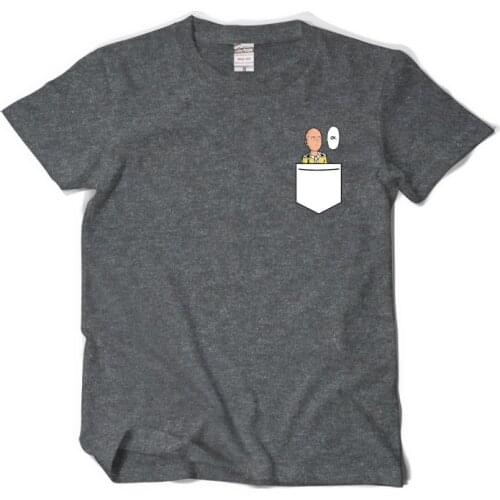 One Punch Man T-Shirt Japanese Anime Saitama Cosplay Fashion Loose Cotton Short Sleeve Tees