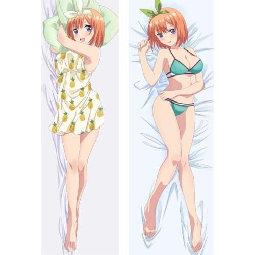 Newly Design The Quintessential Quintuplets Nakano Yotsuba Anime Pillowcase Japanese Manga Body Throw Pillow Cover