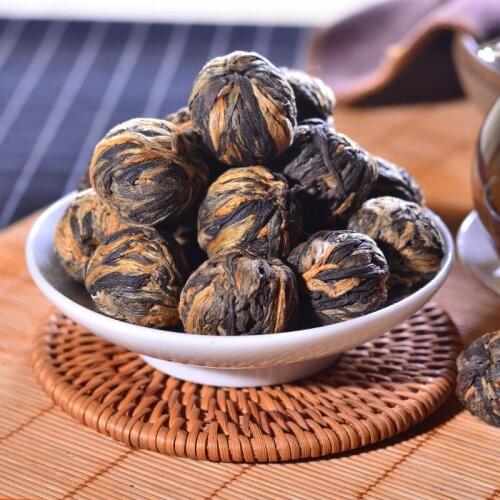 New China Yunnan Black Golden Pearl Dianhong Black Tea Top Quality Chinese Tea Ancient Trees Dian Hong Red Tea Health