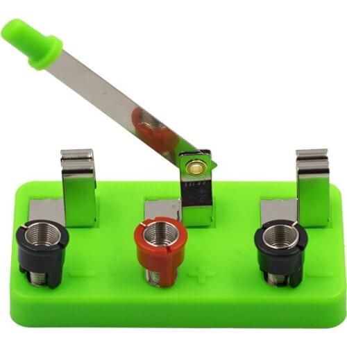 Single pole double throw switch single brake physical electrical experimental junior high educational science teaching equipment