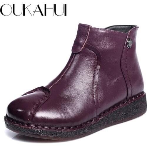 OUKAHUI Women's Winter Boots
