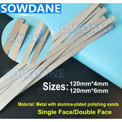 Dental Metal Polishing Stick Strip Single/Double Side of Alumina-Plated Sanding Surface Dentist Whitening Materials