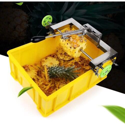 Manual Stainless Steel Pineapple Peeler Corer High Efficiency Pineapple Peeling Machine Popular Fruit Process Tools