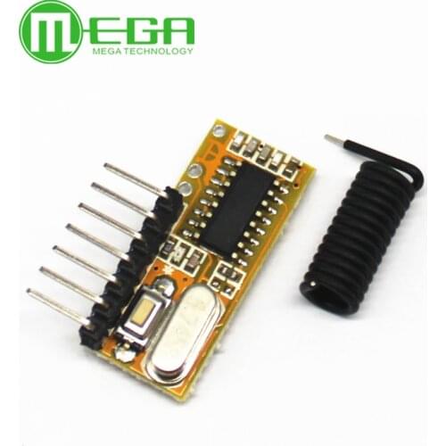 RXC6 433Mhz Superheterodyne Wireless Receiver PT2262 Code Steady for Arduino/AVR Diy Module Electronic Diy Kit Pcb Board