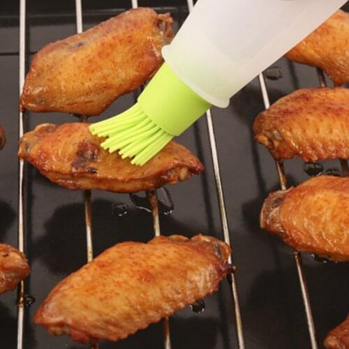 Barbecue Brush Silica Brush High Temperature Baking Baking Tool Silica Gel Oil Brush Grilling Kitchen Gadgets BBQ Tools
