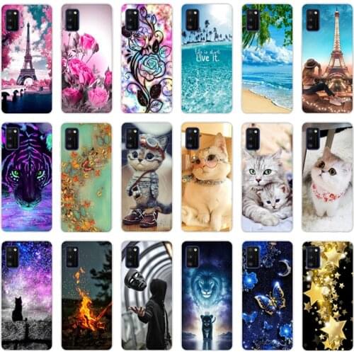 Silicon Case For Samsung Galaxy A41 Case 6.1" Soft TPU Phone Cover For Samsung A41 Galaxy A 41 A415 SM-A415 Cover Coque Bumper