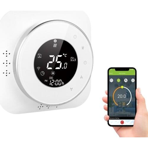 95-240V Wi-Fi Smart Thermostat 5+1+1 Six Periods Programmable Thermostat Voice APP Control LCD Boiler Heating Thermoregulator