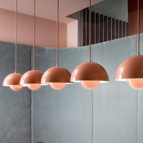 Modern Pendant Lights Nordic Flowerpot Led Hanging Lamp Dining Room Living Room Decor Pendant Lamp Indoor Led Lighting Fixtures