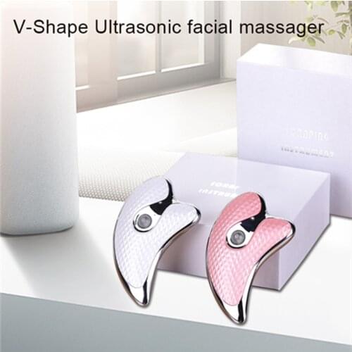 Vibration hot compress scrapping meter lift firming facial massage instrument import cosmetic instrument scrapping plate