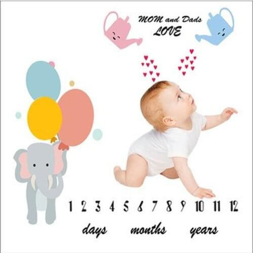Explosive Baby Photo Background Cloth Milestone Blanket Baby Full Moon Photography Blanket Child Photography Cloth
