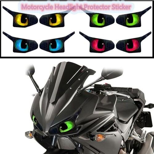 Motorcycle Headlight Protector Sticker For Honda CBR500R CBR500 R CBR 500 R 2016 2017 2018 Front Fairing Headlight Sticker Decal